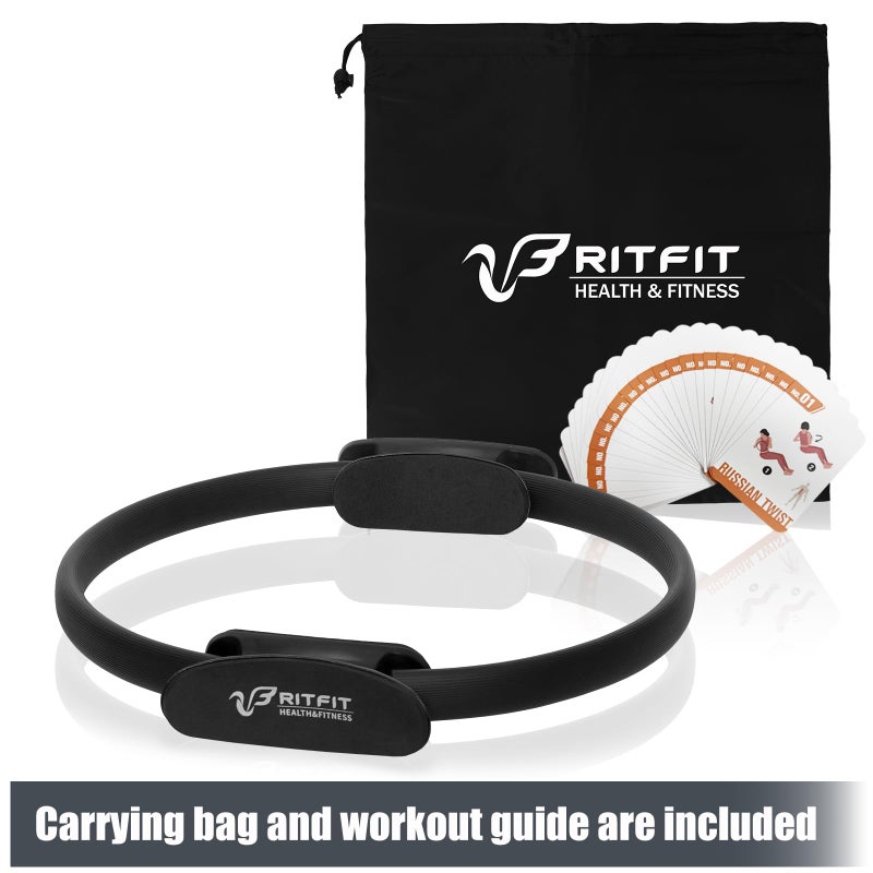 RitFit Pilates Ring Circle - 14 Inch Magic Fitness Circle for Toning Inner & Outer Thighs, Bonus Workout Guide Included - Image 5